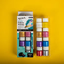 Mont Marte Metallic Fabric Paints Signature 8pc x 20ml - PMHS0083