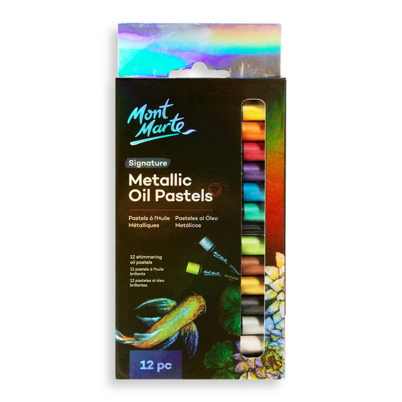 Metallic Oil Pastels Signature 12pc - MMPT0039