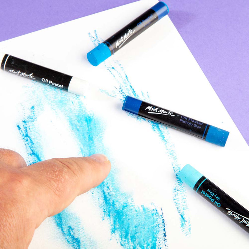 Mont Marte-Oil Pastel 24 Color-MMPT0014