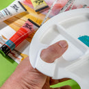 Coloring Pallete Plastic Oval 34X25cm-MCG0008