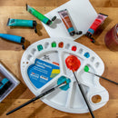 Coloring Pallete Plastic Oval 34X25cm-MCG0008