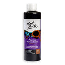 Mont Marte-Pouring Acrylic Paint 240ml Lamp Black-PMPP0022