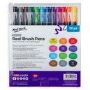 MONT MARTE REAL BRUSH PEN 12PCS-MMPM0046