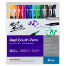 MONT MARTE REAL BRUSH PEN 12PCS-MMPM0046