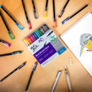 MONT MARTE REAL BRUSH PEN 12PCS-MMPM0046