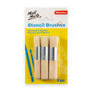 Mont Marte-Stencil Brushes 3 Pcs 6,8,10-MAA0021