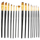 Mont Marte-Premium Brush Set 15 Pieces in Wallet-BMSS0100