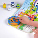 رحلة واكتشاف اصوات السيارات الرائعة مع مقود تفاعلي