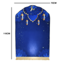 سجادة صلاة مضلعة ازرق PRAYER MAT 70X110 CM BLUE