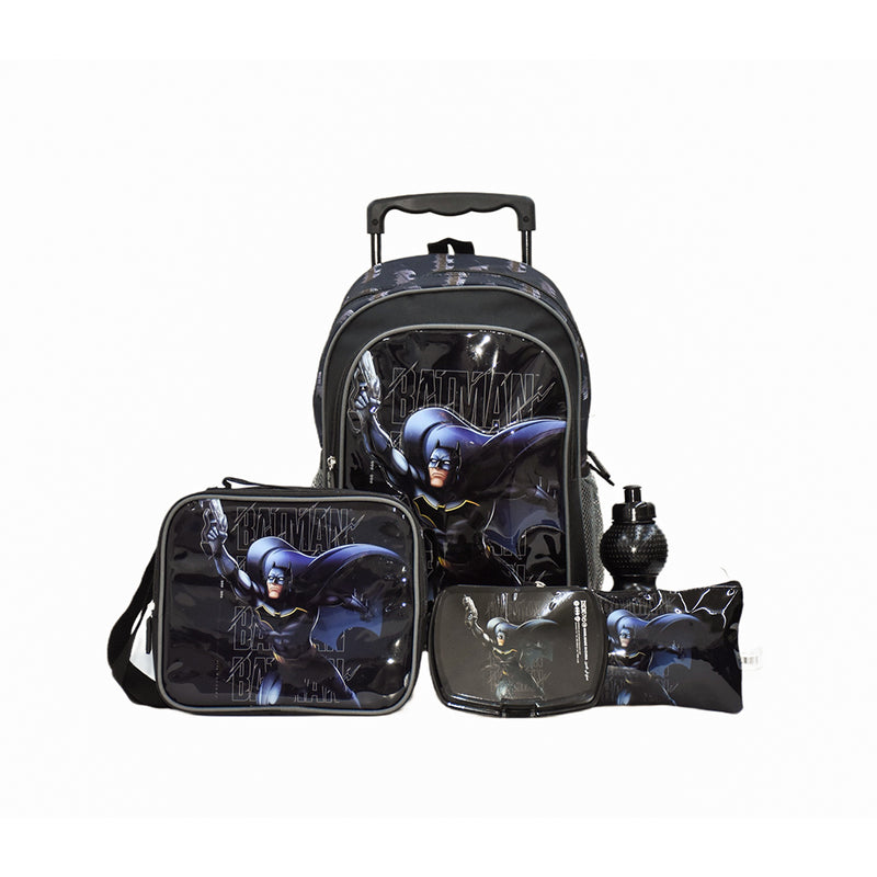 TROLLEY 17" 5 IN 1 SET BATMAN-NMBAT-5IN1