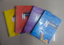 SPIRAL NOTE BOOK PP A5 40SHT 80GSM-3198-ASSORTED COLOR