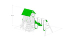 Mount Peak - Logan Swing Set & Playhouse with balcony - MP76142