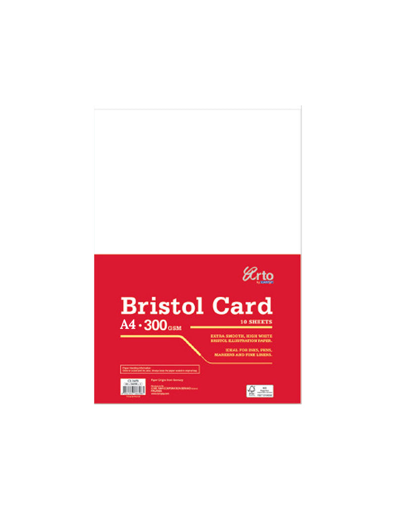 BRISTOL CARD 300G A3 10'S WHITE-36697