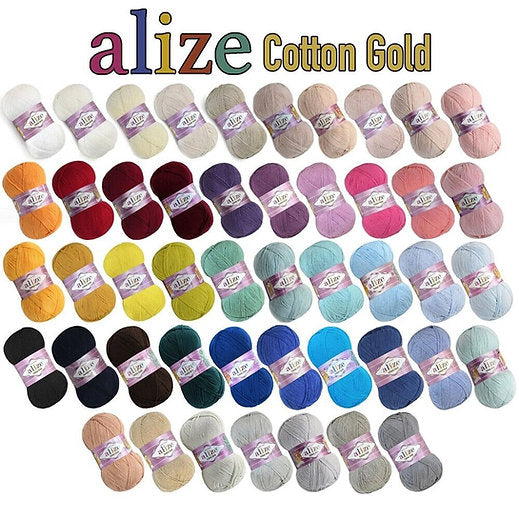 ALIZE/COTTON GOLD-YARN 100G-828