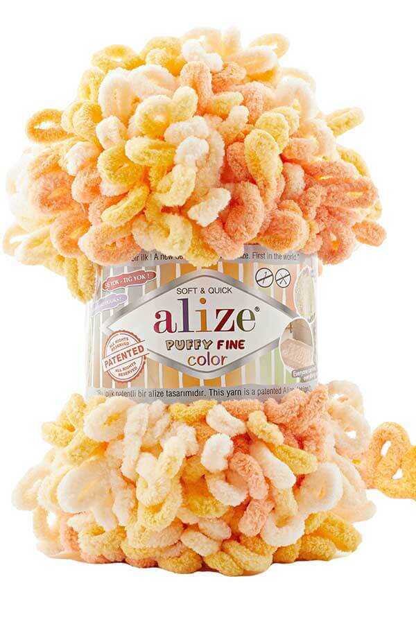 ALIZE/PUFFY FINE COLOR-YARN 100G-6467