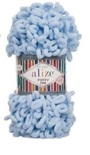 218 MICRO POLY YARN 100G-ALIZE/PUFFY FINE