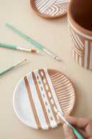 PEBEO-BRUSH GOLDEN ROUND BRISTLE SHORT HAND 6PCS-952311