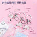 ID HOLDER W/KEY CHAIN-64806- Assorted Color pack of 3 pcs