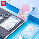 ID HOLDER W/KEY CHAIN-64806- Assorted Color pack of 3 pcs
