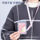 ID HOLDER W/KEY CHAIN-64806- Assorted Color pack of 3 pcs