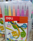 FELT PEN 24CLR BRUSH TIP-C10324