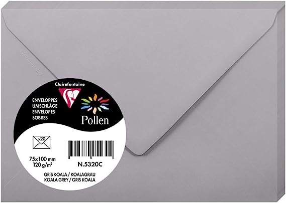 ENVELOPE POLLEN 75X100 120G COCOA-5230