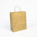 PAPER BAG 100G 22X10X27CM GOLD-395705