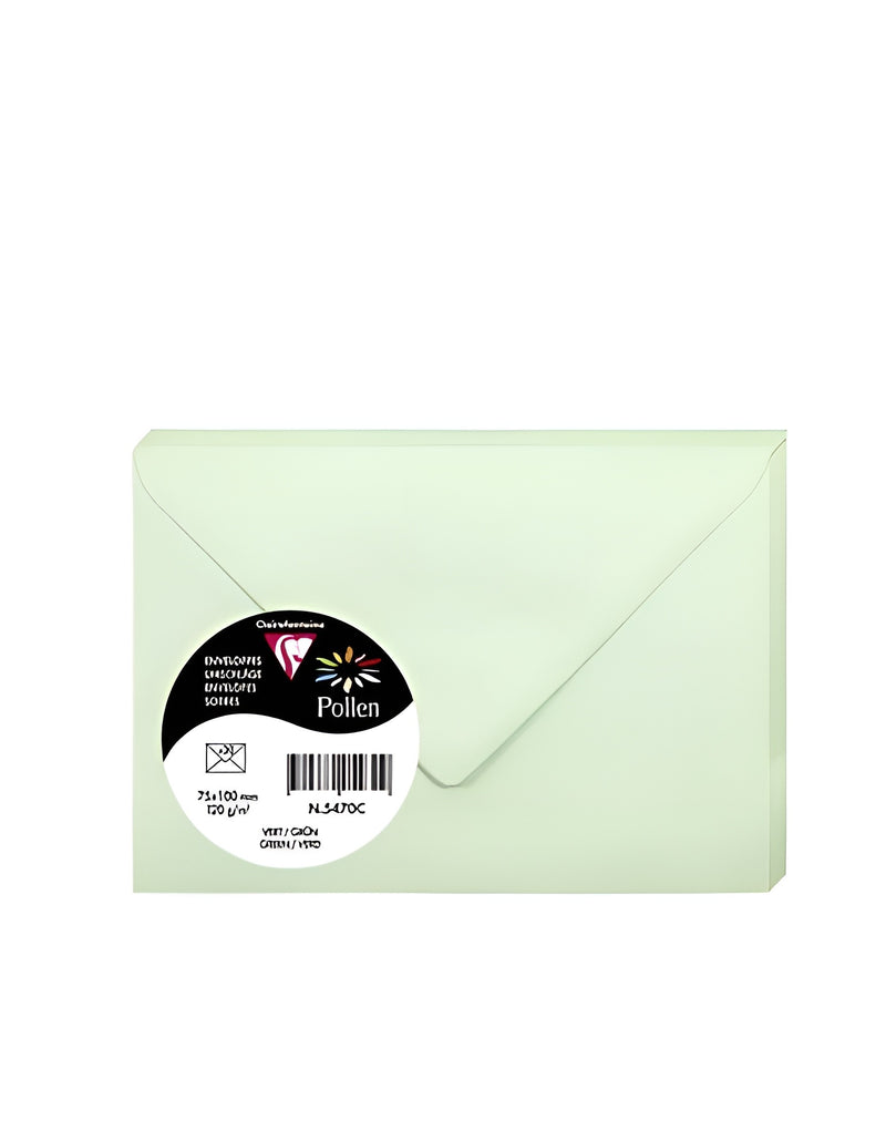 ENVELOPE POLLEN 75X100 120G JADE GREEN-55330