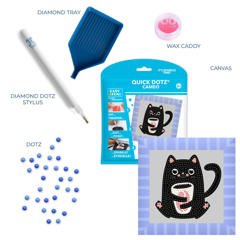 QUICK DOTZ CAMEO:COFFEE BEAN