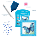 QUICK DOTZ CAMEO:BLUE BFLY