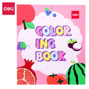 COLORING BOOK 210X180MM 12SHT-N041-ASSORTED