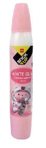 WHITE GLUE DUAL TIP 35ML-A520-PACK OF 2 PCS