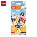 DELI-COLOR PENCIL 24CLR COLOR WOW-C143-24