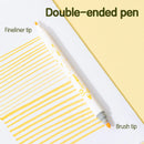 DELI-FELT PEN DUAL TIP 12PCS COLOR WOW-C166-12