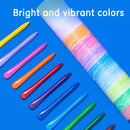 PLASTIC CRAYON 24CLR IN DRUM-C222-24