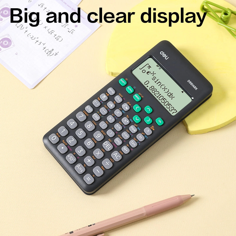 Deli- Scientific Calculator D991ARX