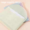 DELI-BUTTON FILE A4 COLORFUL ASTD-F104-PACK OF 5 PCS