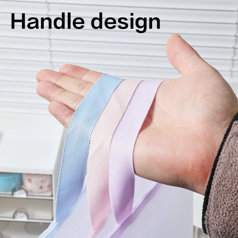 DELI-ZIPPER FILE A4 MESH W/HANDLE COLORFUL-F286-ASSORTED COLOUR