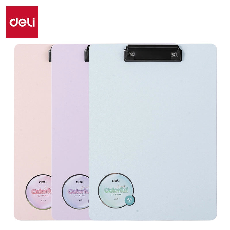DELI-CLIP BOARD A4 COLORFUL-F313