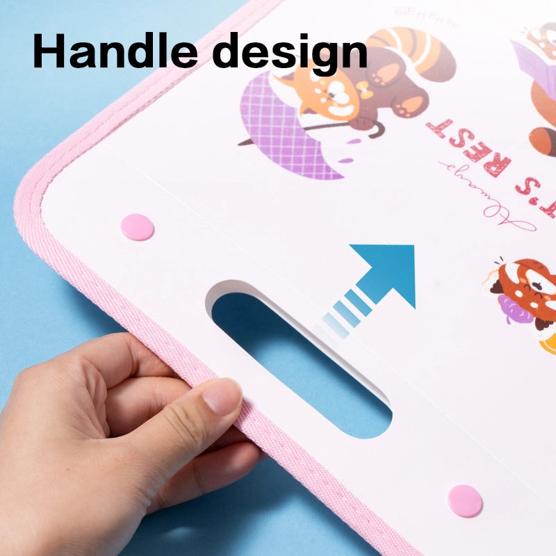 DELI-EXPANDABLE FILE A4 2PART-F617-ASSORTED  COLOUR