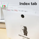 DELI-EXPANDABLE FILE A4 8 PART CAT/BEAR-F618