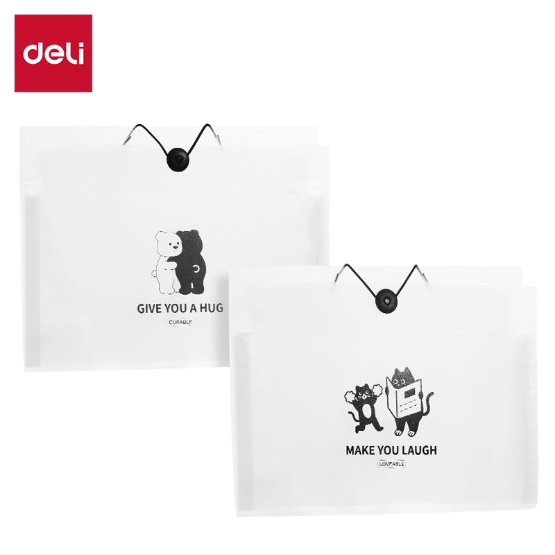 DELI-EXPANDABLE FILE A4 13 PART CAT/BEAR-F619