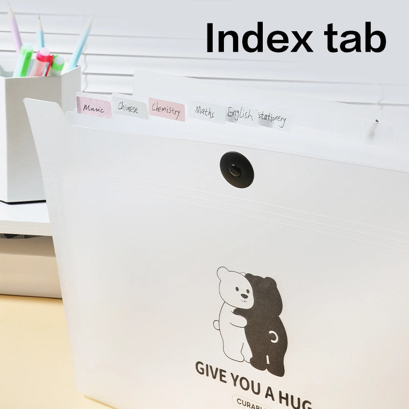 DELI-EXPANDABLE FILE A4 13 PART CAT/BEAR-F619