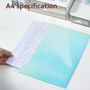 DELI-BUTTON FILE A4 NEONUP-PACK OF 3 PCS-ASSORTED COLOUR