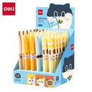 DELI-GEL PEN 0.5 BLUE-G07C-BL PACK OF 4 PCS ASSORTED COLOUR