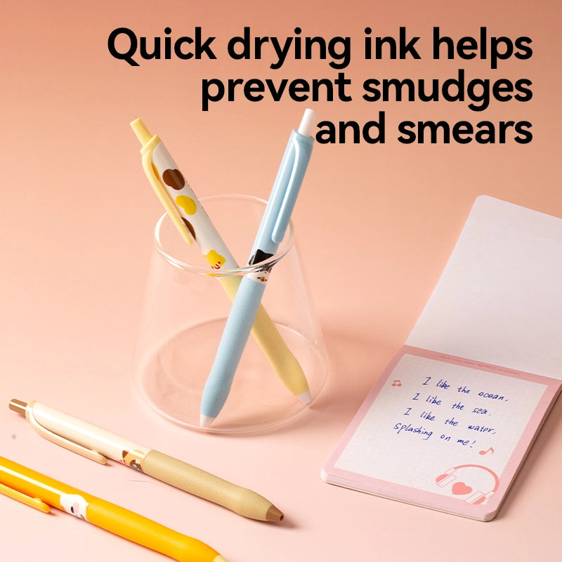 DELI-GEL PEN 0.5 BLUE-G07C-BL PACK OF 4 PCS ASSORTED COLOUR