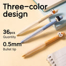 DELI-ERASABLE GEL PEN 0.5 BLUE LUCKY MEOW-G345-BL- ASSORTED COLOR-PACK OF 3 PCS