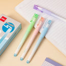 DELI-ERASABLE GEL PEN 0.5 BLUE  PACK OF 12 PCS