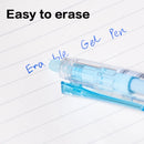 DELI-ERASABLE GEL PEN 0.5 CLICKER BLUE PACK OF 12 PCS