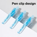 DELI-ERASABLE GEL PEN 0.5 CLICKER BLUE PACK OF 12 PCS